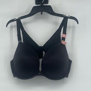 Cacique nwt modern boost plunge black bra